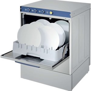 Lavavajillas Industrial con Bomba de Abrillantador y Desagüe Cesta de 50x50cm ESTAMBUL CH500ECOB