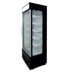 Armario Refrigerado Ventilado con Laterales de cristal 400 litros con 5 estantes COLOR NEGRO VISION400N
