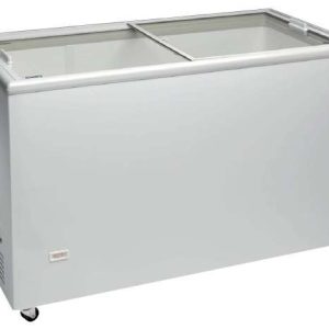 Congelador Horizontal Puerta Vidrio Corredera de 1283 x670 x895h mm AVEIRO ICE400NTVS