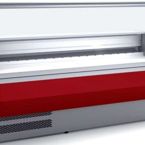 Vitrina Refrigerada Cristal Curvo Sin reserva Fondo 900 dim.2025x940x1235h mm Línea Córdoba VEDS-9-20-C