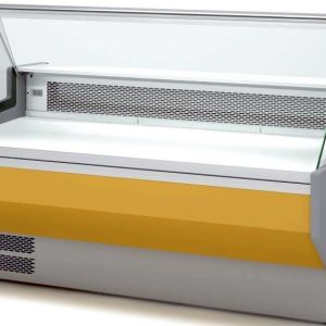 Vitrina Refrigerada Cristal Recto Sin reserva Fondo 1100  dim.2995x1100x1235h mm Línea Córdoba VEDS-10-30-R-TF