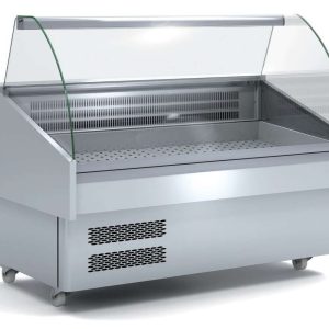 Vitrina Expositora Refrigerada Pescado / Marisco evaporador estática dim.1505x915x1185h mm Línea Córdoba EEC-150-CC