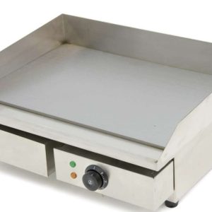 Plancha Eléctrica Acero Rectifcado 10 mm  Económica de 740 x490 x240h mm PEKIN IEG-820