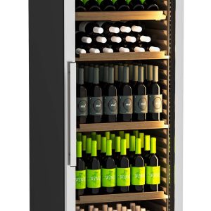 Armario Cava de Vino 72  botellas con 4 ESTANTES DE MADERA(3 Rectos y 1 Superior inclinado)  620X655X1850h mm WR300 Línea Córdoba
