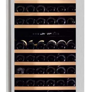 Armario Cava de Vino 2 temperaturas 140 botellas 595X700X1605h mm PEKIN W-140
