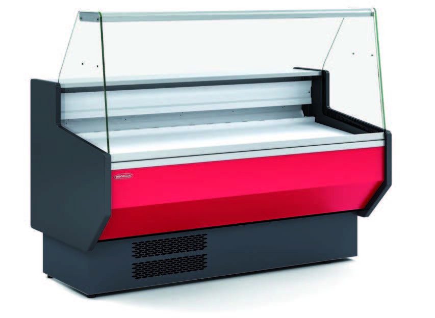 Vitrina Refrigerada Cristal Recto Fondo 800 dim.1055x800x1235h mm Línea Córdoba VED-8-10-R