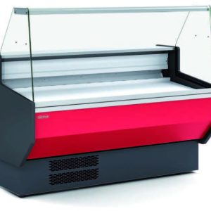 Vitrina Refrigerada Cristal Recto Fondo 800 dim.2525x800x1235h mm Línea Córdoba VED-8-25-R