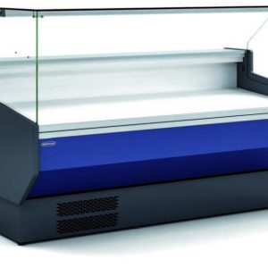 Vitrina Refrigerada Cristal Recto Fondo 1100 dim.2525x1100x1235h mm Línea Córdoba VED-10-25-R-TF