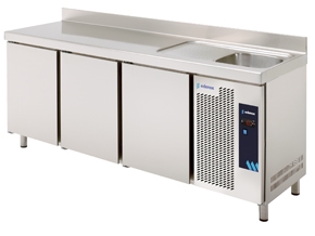 Mesa refrigerada con fregadero MPSF-200 HC