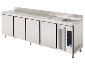 Mesa refrigerada con fregadero MPSF-250 HC