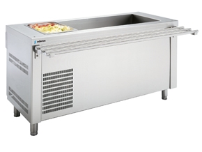 Self-service mueble con cuba refrigerada superior sin reserva