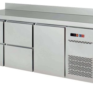 Mesa Snack Refrigerada 4 cajones + 1 puerta Fondo 600 de 2017 x600 x850h mm CORDOBA MRCH-200-4