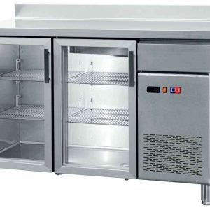Frente Mostrador Refrigerado con Puertas de Vidrio 2 puertas de 1442 x600 x1045h mm CORDOBA FMCH-150V