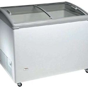 Congelador Horizontal Puerta Vidrio Curvo Corredera de 1063 x670 x900h mm AVEIRO TCHC300N