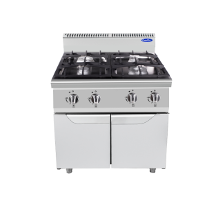 Fogón de gas natural con 4 quemadores serie 700