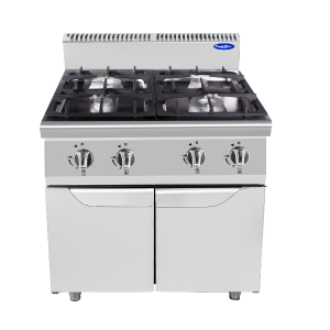 Fogón de gas natural con 4 quemadores