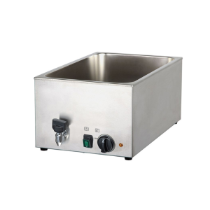 Baño maria controlador mecanico con drenaje 220-240V/1.2KW Max 85°C GN1/1 h200mm 538x336x280MM