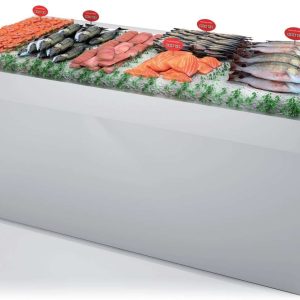Mostrador Pescado neutro dim.1700x950x990h mm  Línea Córdoba DBNP-170